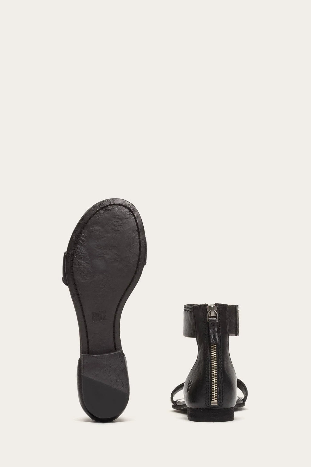 Black Ankle Zip Boots Z240355