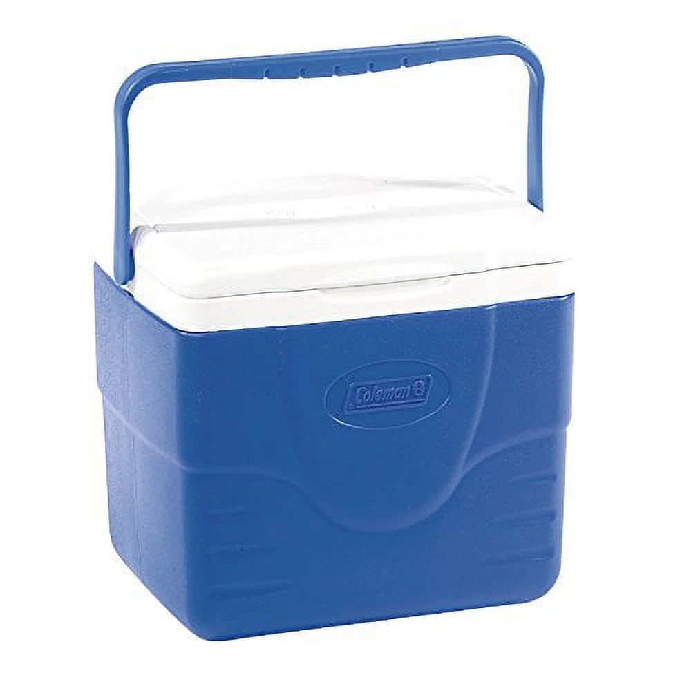 9 Quart Blue White Cooler F109