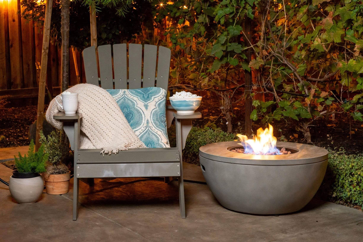 28x22 Round Gas Fire Pit P486294