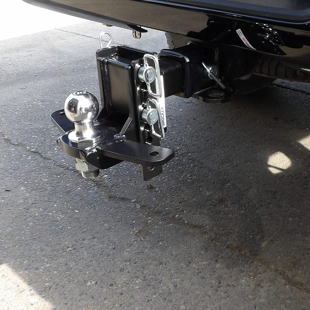 Drop Ball Mount with Sway Control Tabs, 12,000 lbs, Fits 3" Hitch, 2" Ball F890