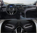 10Pcs Black Car Interior Trim Set for Toyota Camry 2018-2020 W27753