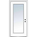 Steel Primed Prehung Front Door with Clear Glass P9117