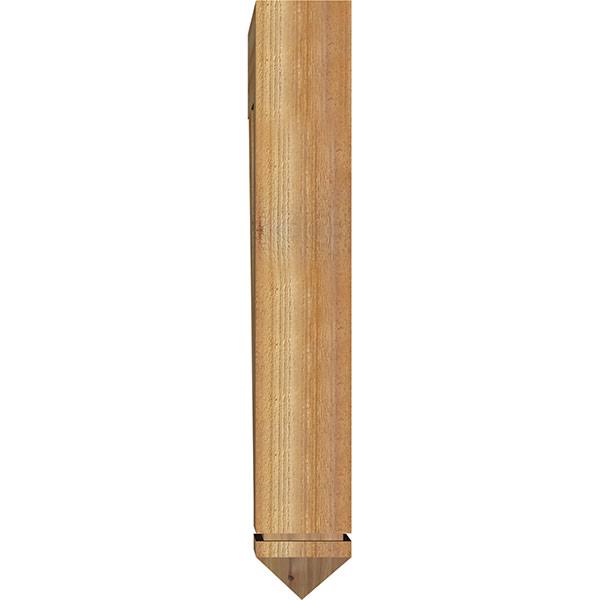 6x22W x 26x22D x 38x22H Traditional Arts u0026 Crafts Rough Sawn Western Red Cedar BRACKET B3856