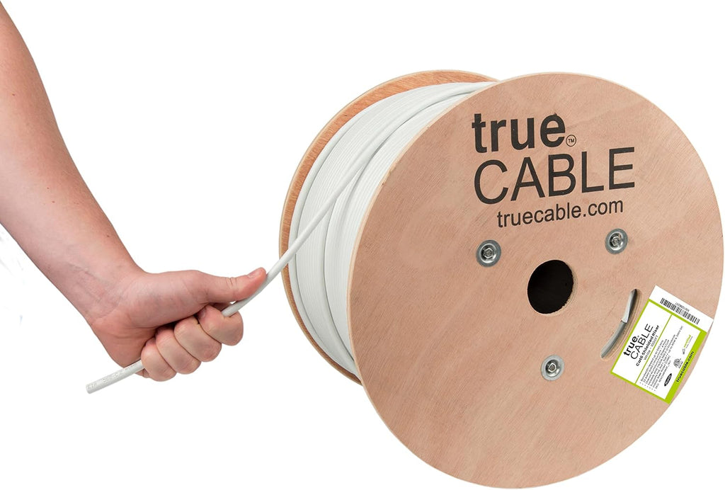 1000ft Red 23AWG Solid Bare Copper Bulk Ethernet Cable G1448