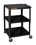 Black Adjustable Height Cart A439