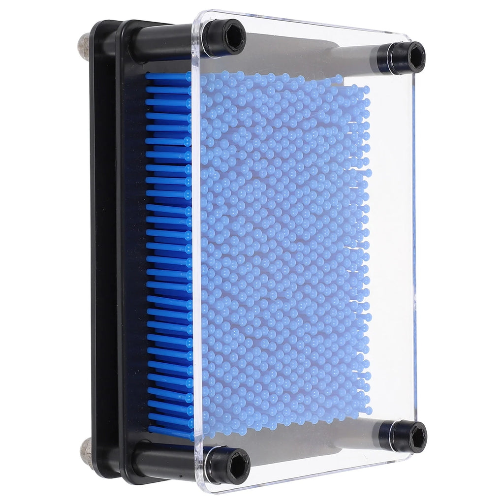 3D Pin Art Toy Plastic Square Handprint K1768
