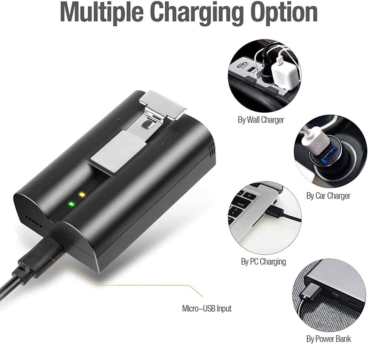 3-Pack Lithium-ion Batteries 6040mAh with Easy Release Design X90845