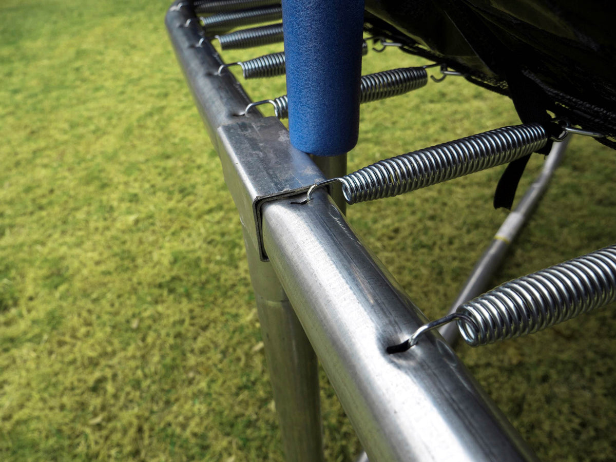 10 x 14 Ft Rectangular Trampoline with Safety Net Enclosure, Blue F925990
