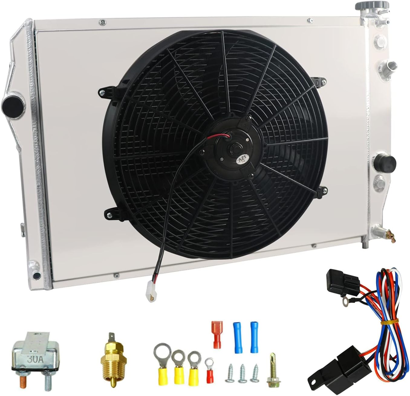 Full Aluminum 4 Row Radiator E46254