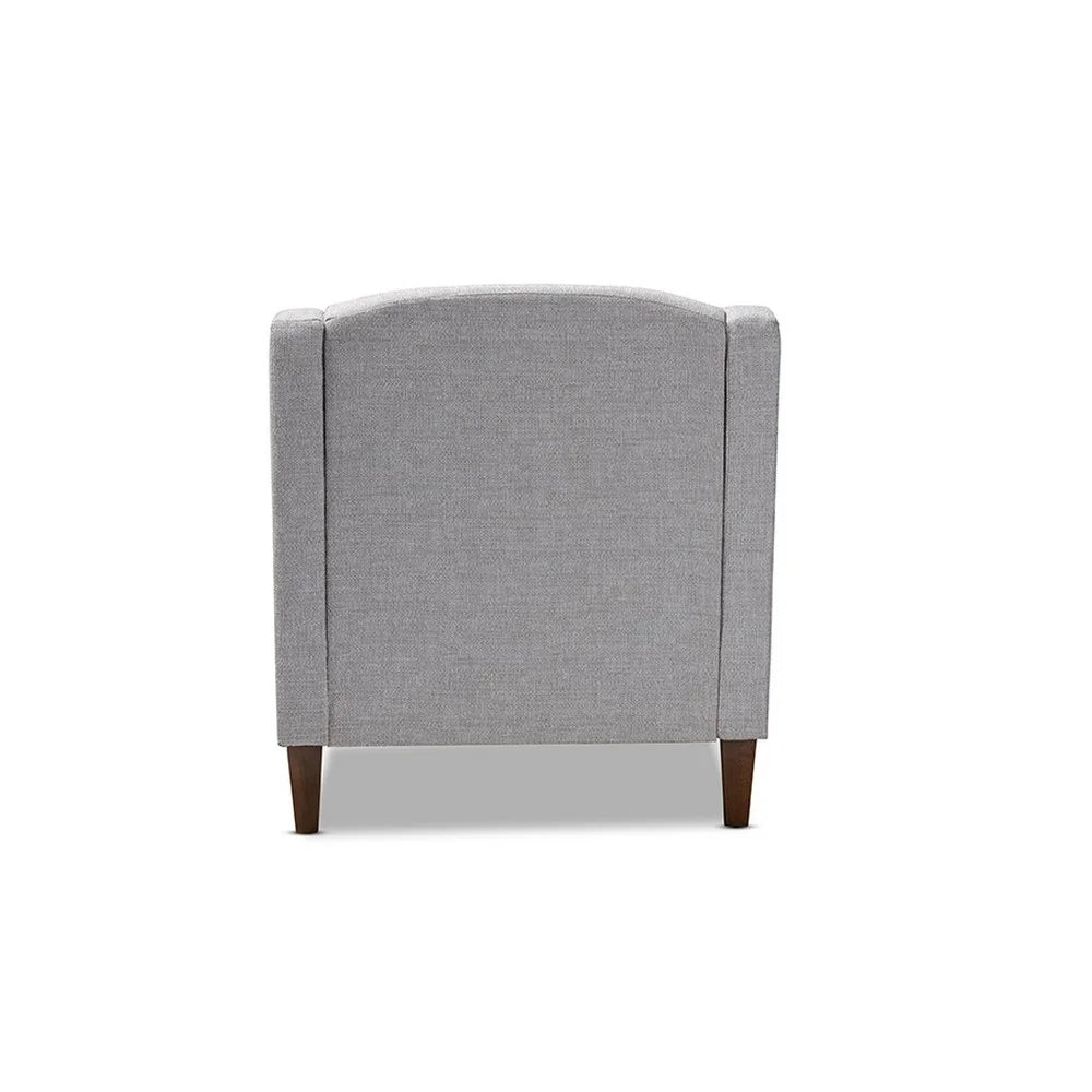 Grey Fabric Upholstered Chaise Lounge M164