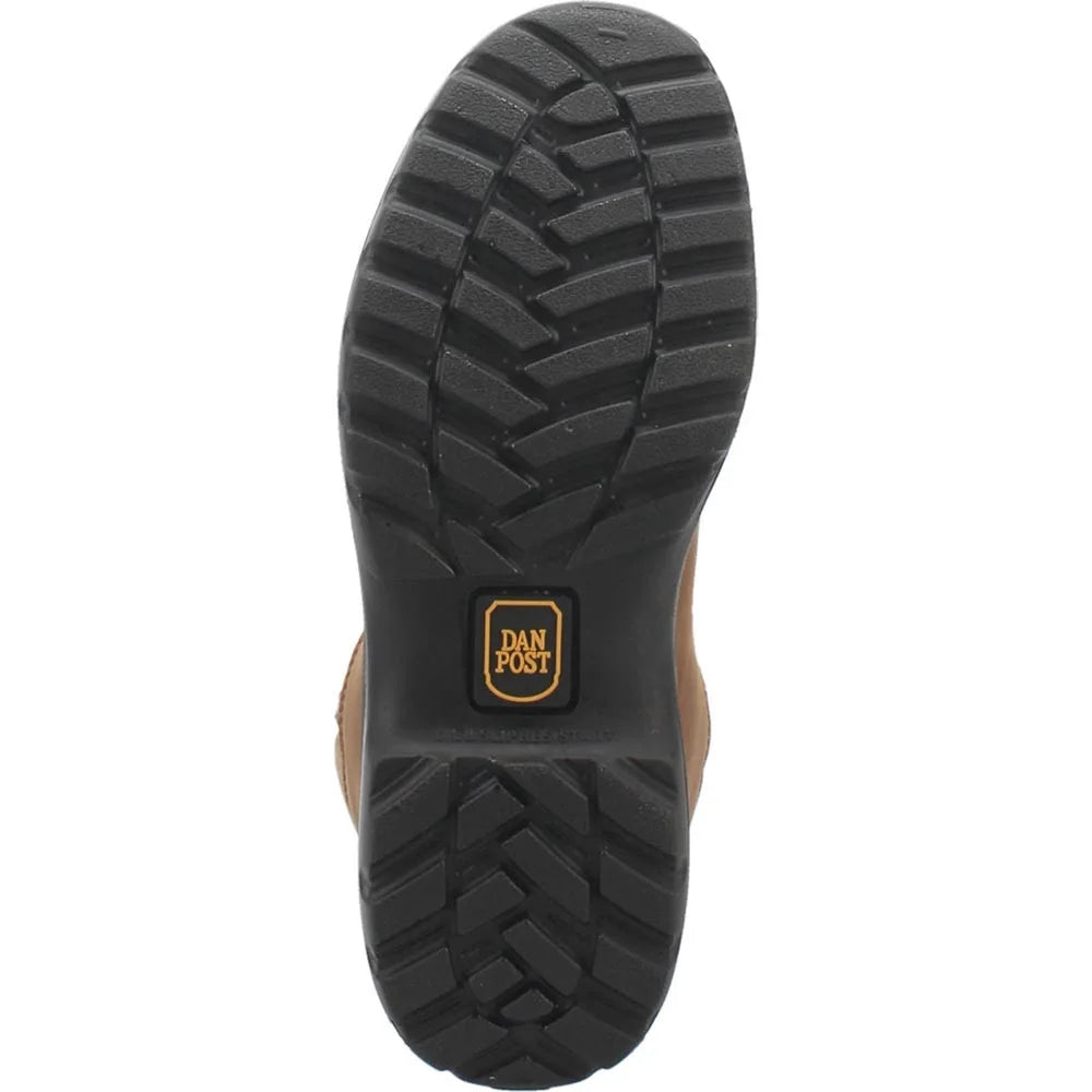 Tan Waterproof Western Work Boot Soft Toe P812