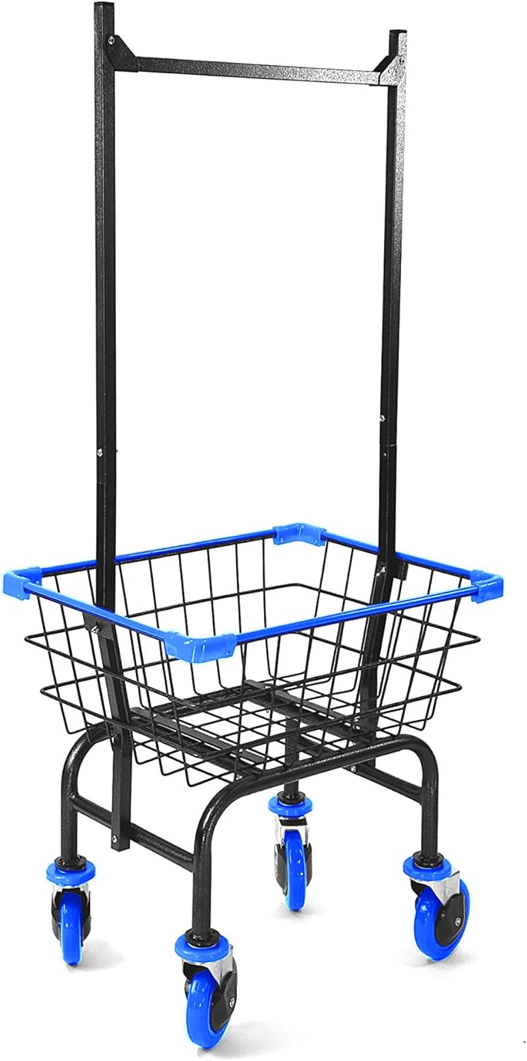 Compact Utility Cart with Pole Rack J8836