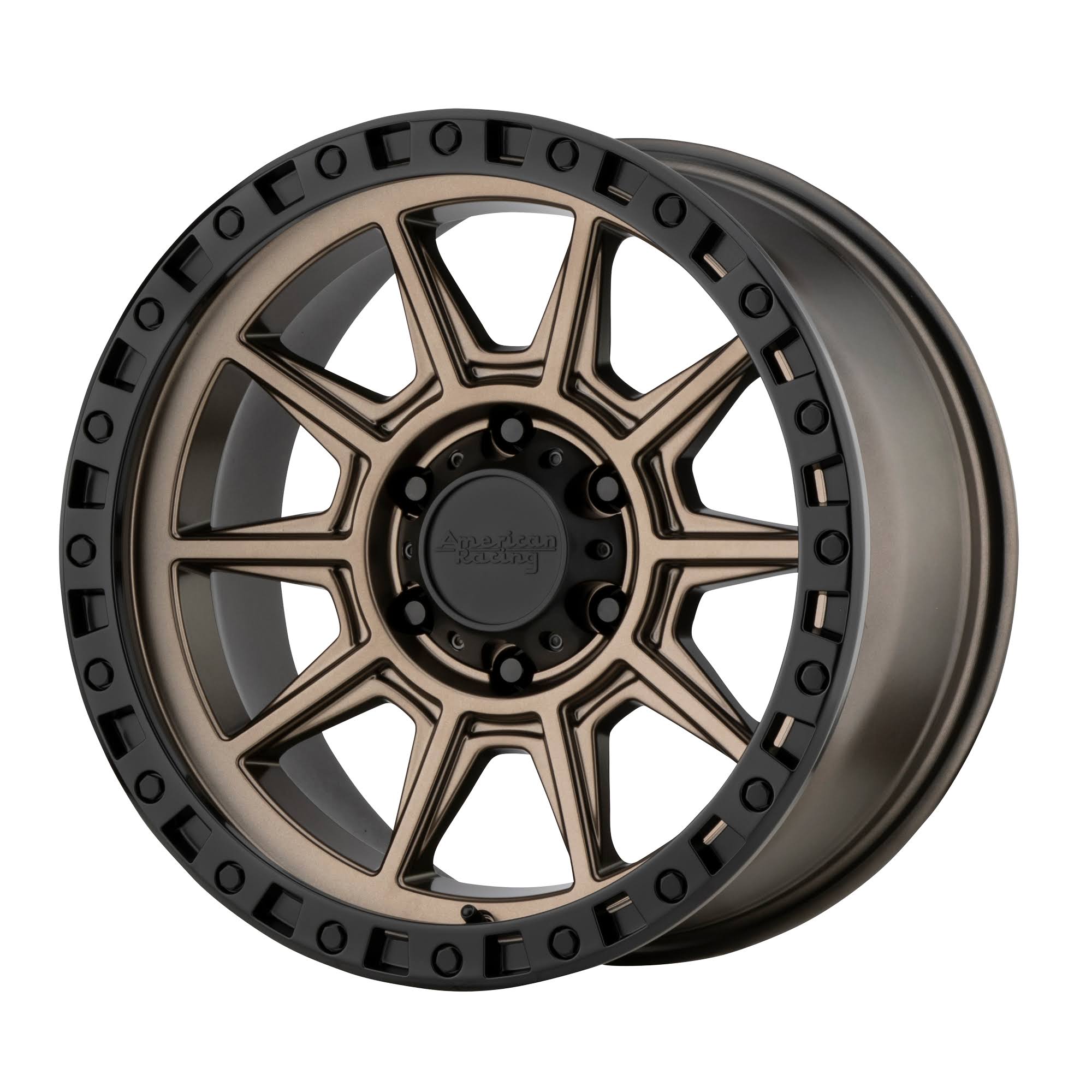 18x9 Matte Bronze Black Lip Wheel W928210