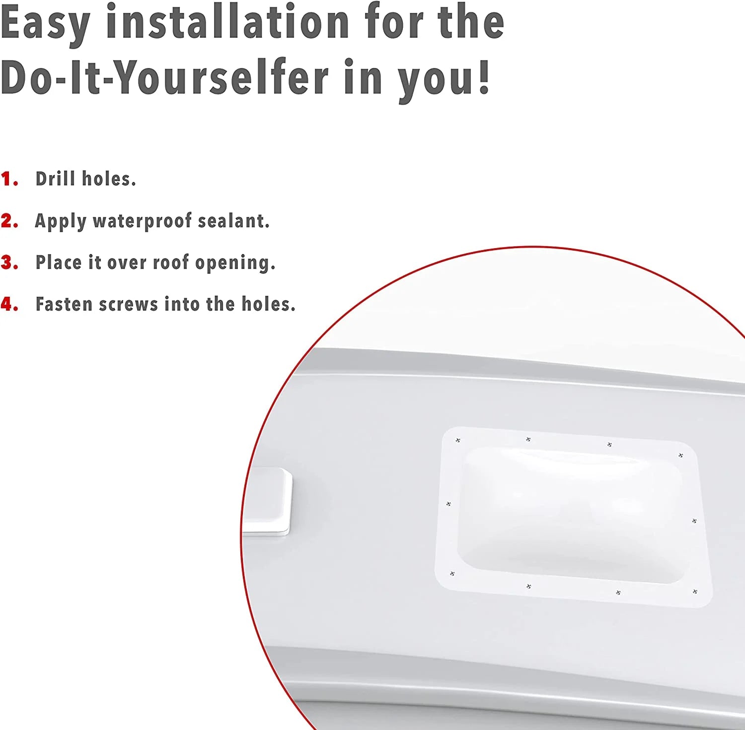RV Skylight 18” x 26” Window Replacement Cover W6347