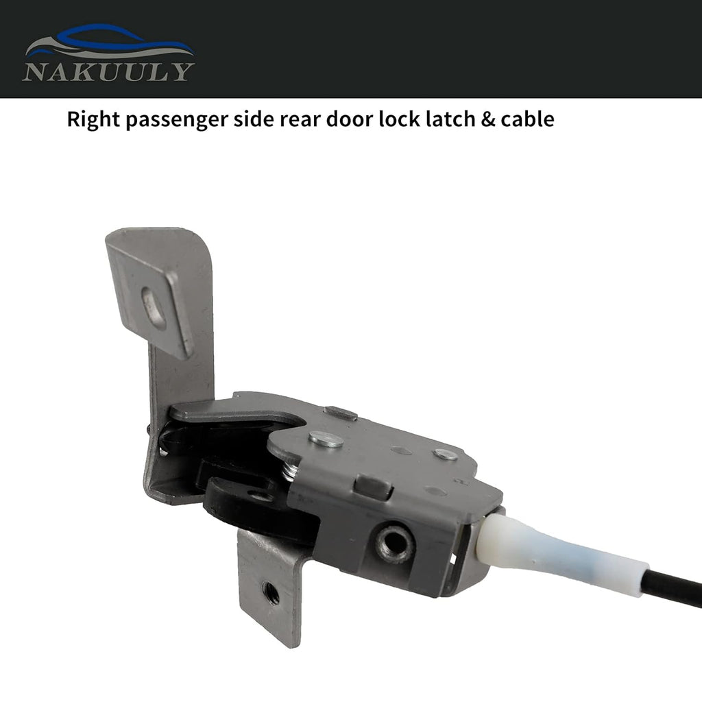 Rear Door Lock Latch & Cable Assembly Pack of 2 F496