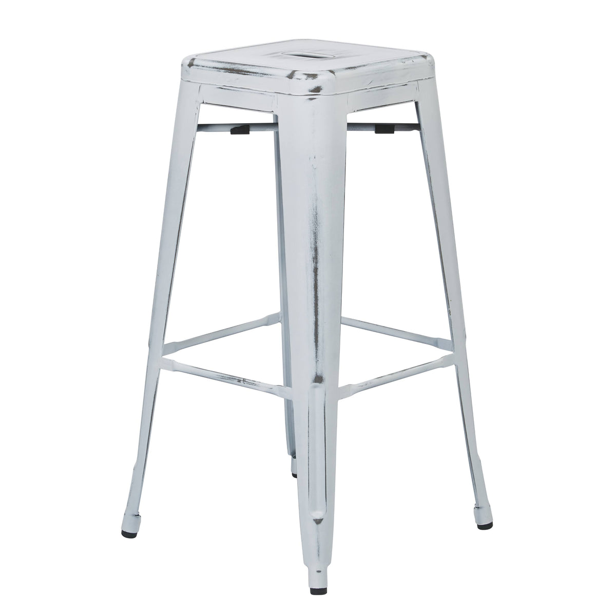Antique Pink Metal Barstool 2-Pack M691520
