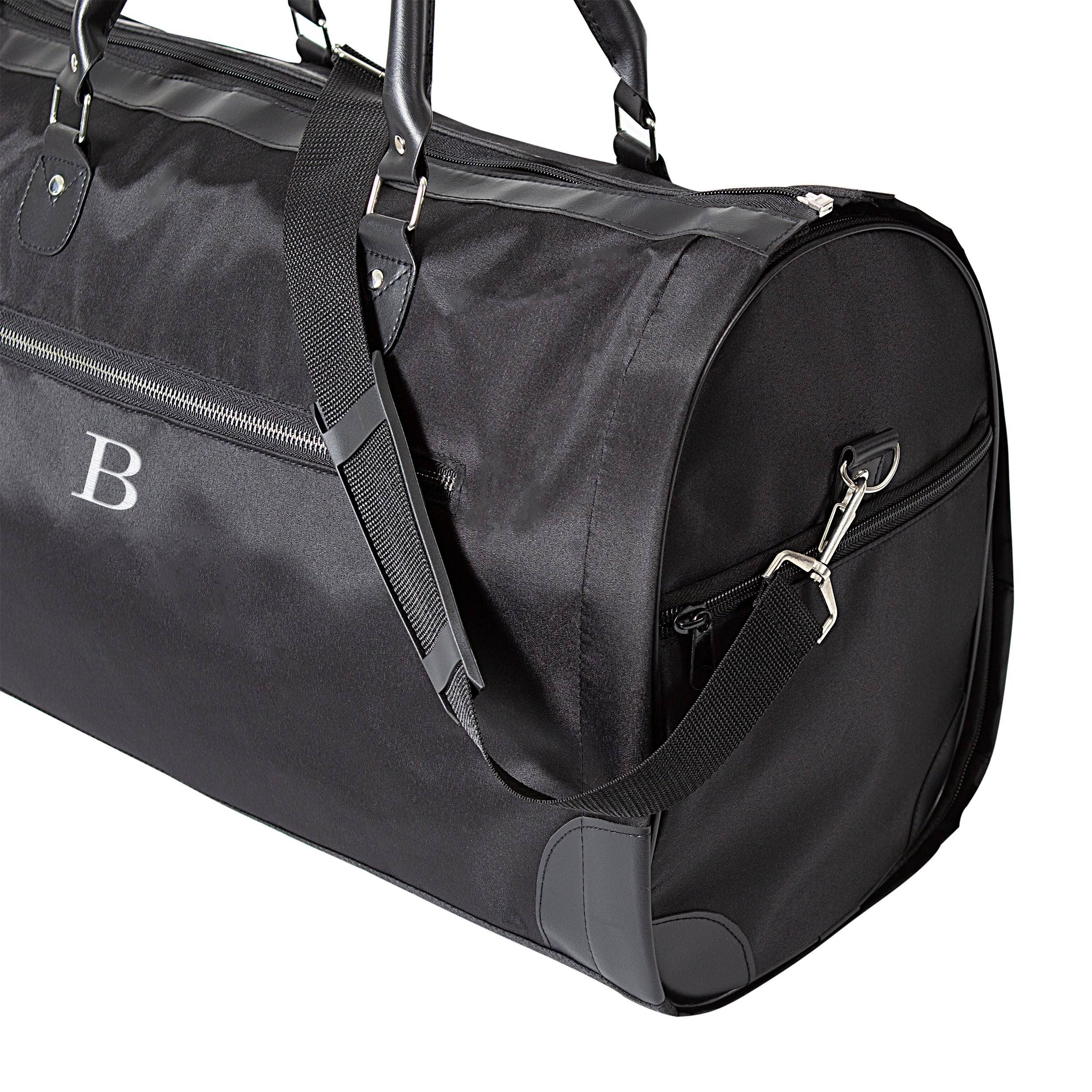 Black Microfiber Convertible Garment Bag M127074