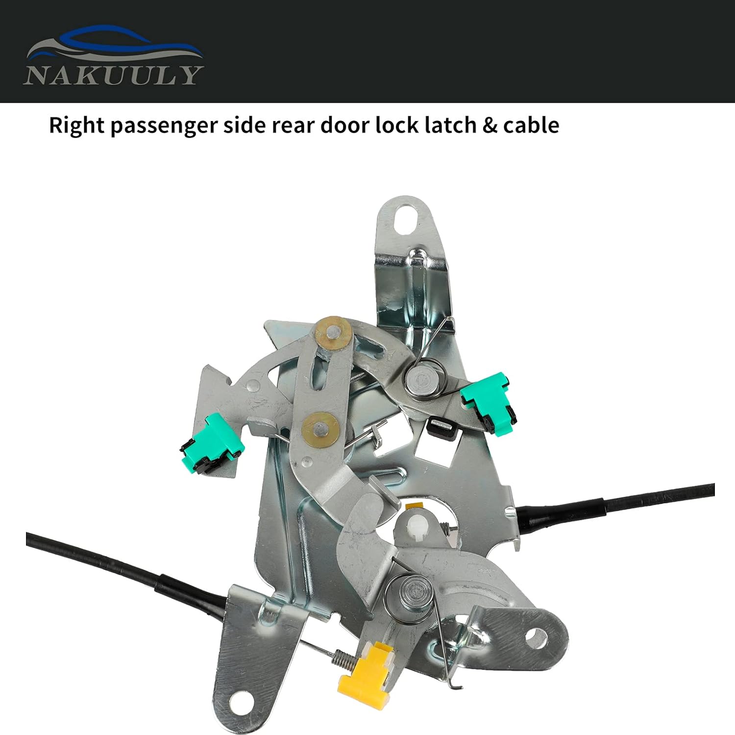 Rear Door Lock Latch & Cable Assembly Pack of 2 F496