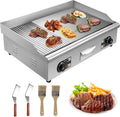 29" Commercial Electric Griddle, Countertop Flat Top Griddle, Non-Stick Stainless Steel Grill W274