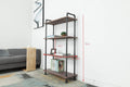 4-Layer Solid Pine Open Wood Bookshelf C856