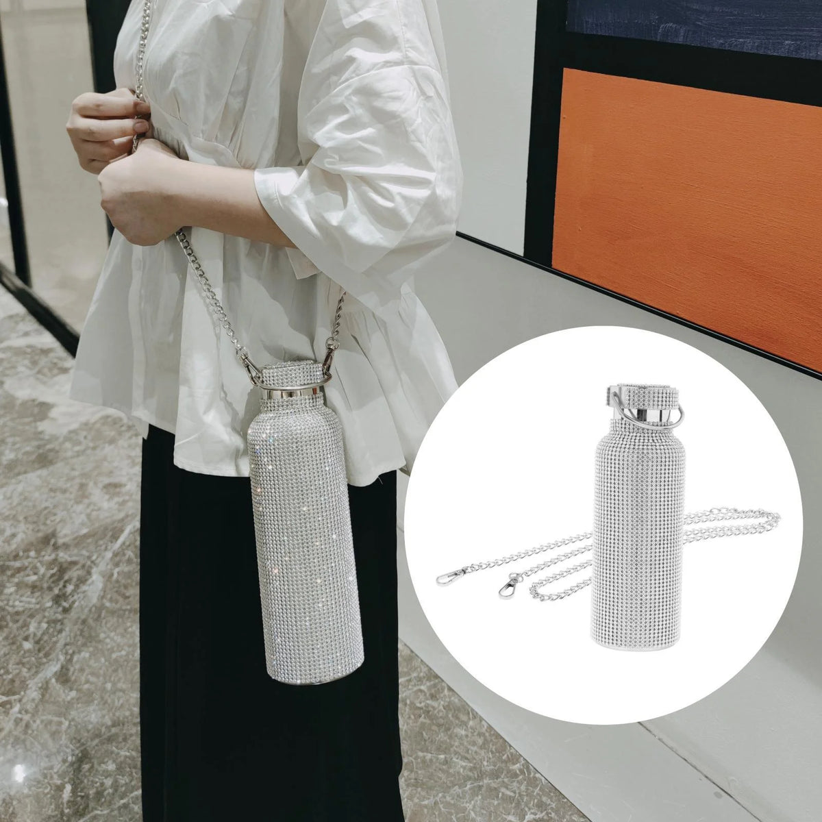 750ML Stainless Steel Thermal Water Bottle G759757