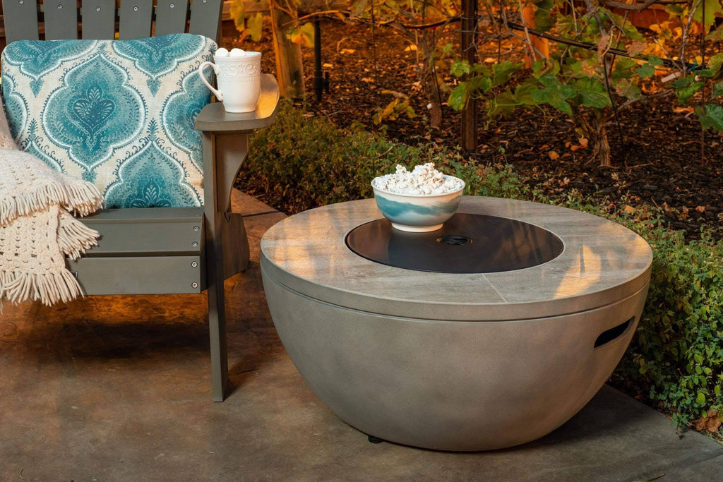 28x22 Round Gas Fire Pit P486294