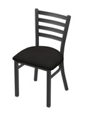 Pewter Finish Iron Seat Chair Q674805