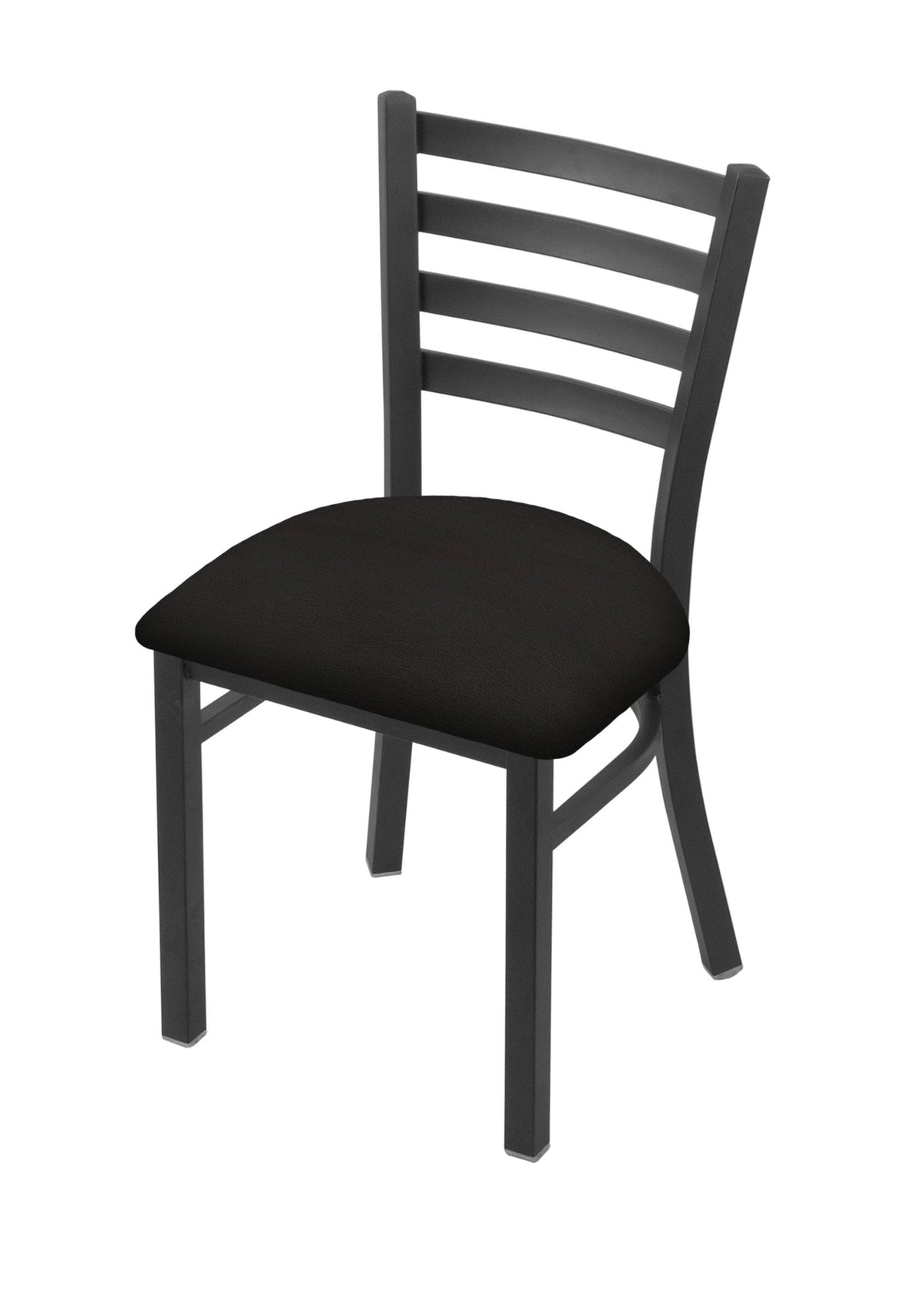 Pewter Finish Iron Seat Chair Q674805
