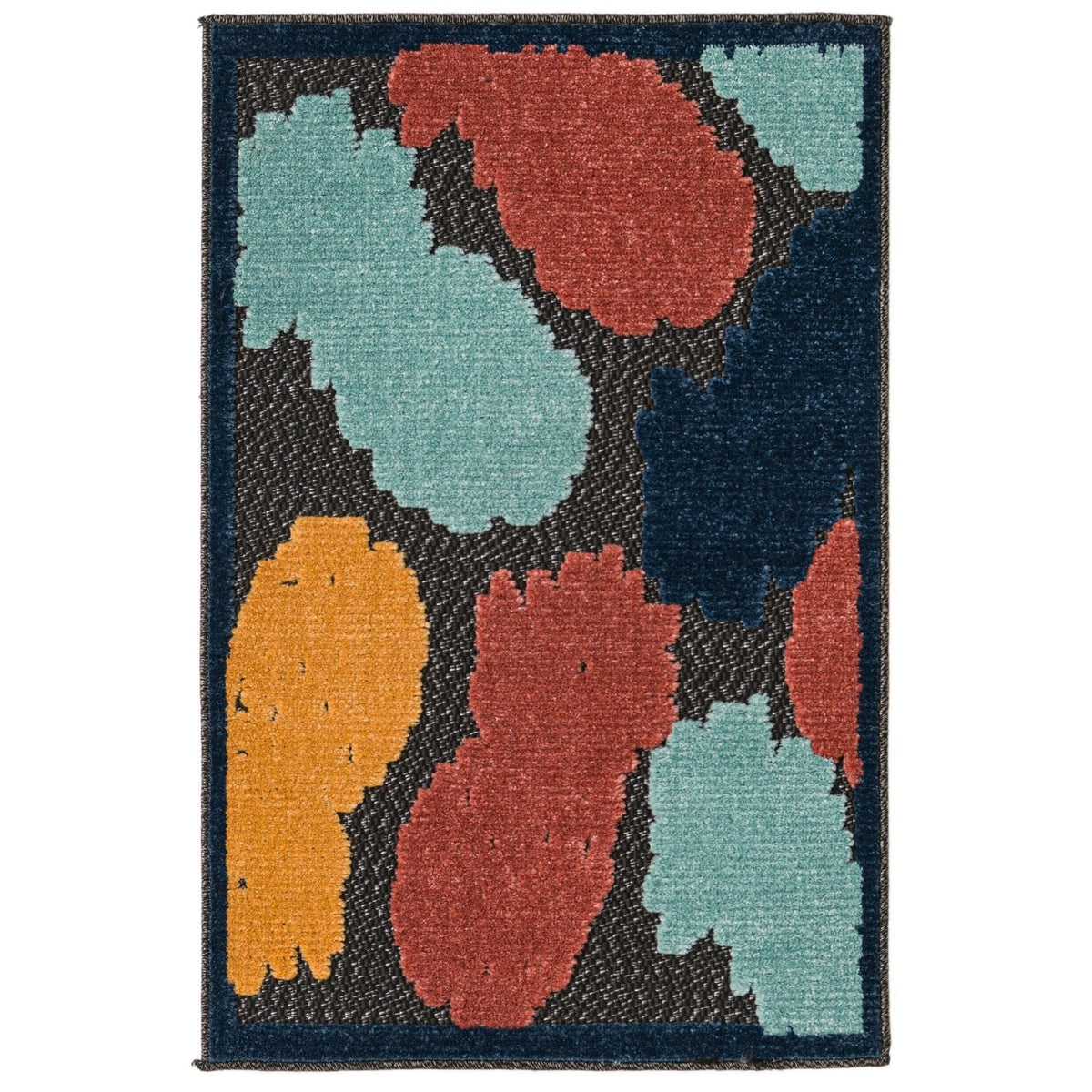 White Round Area Rug Y140