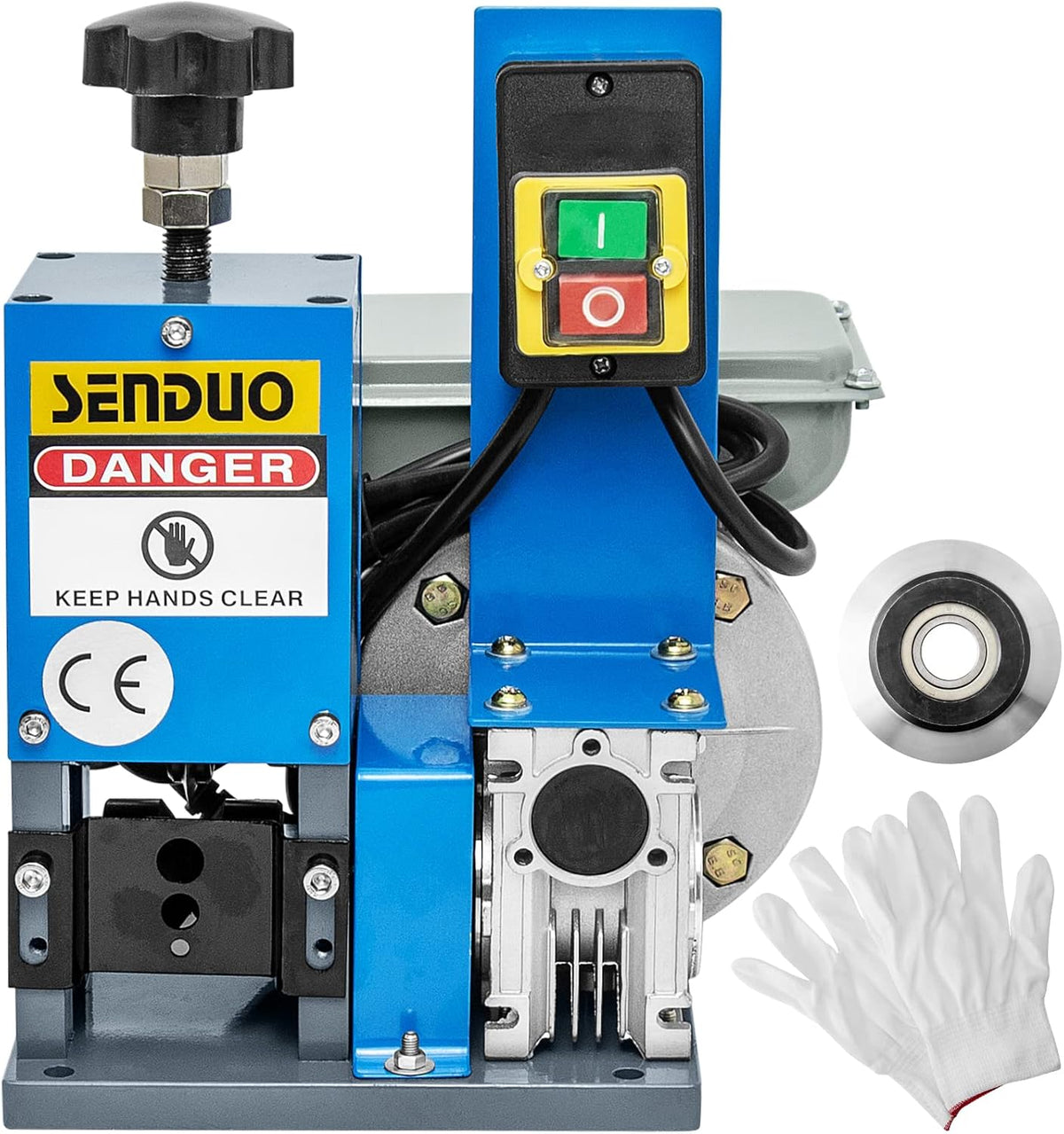 Automatic Wire Stripper Machine, 0.06-1inch, 60ft/Min G70281