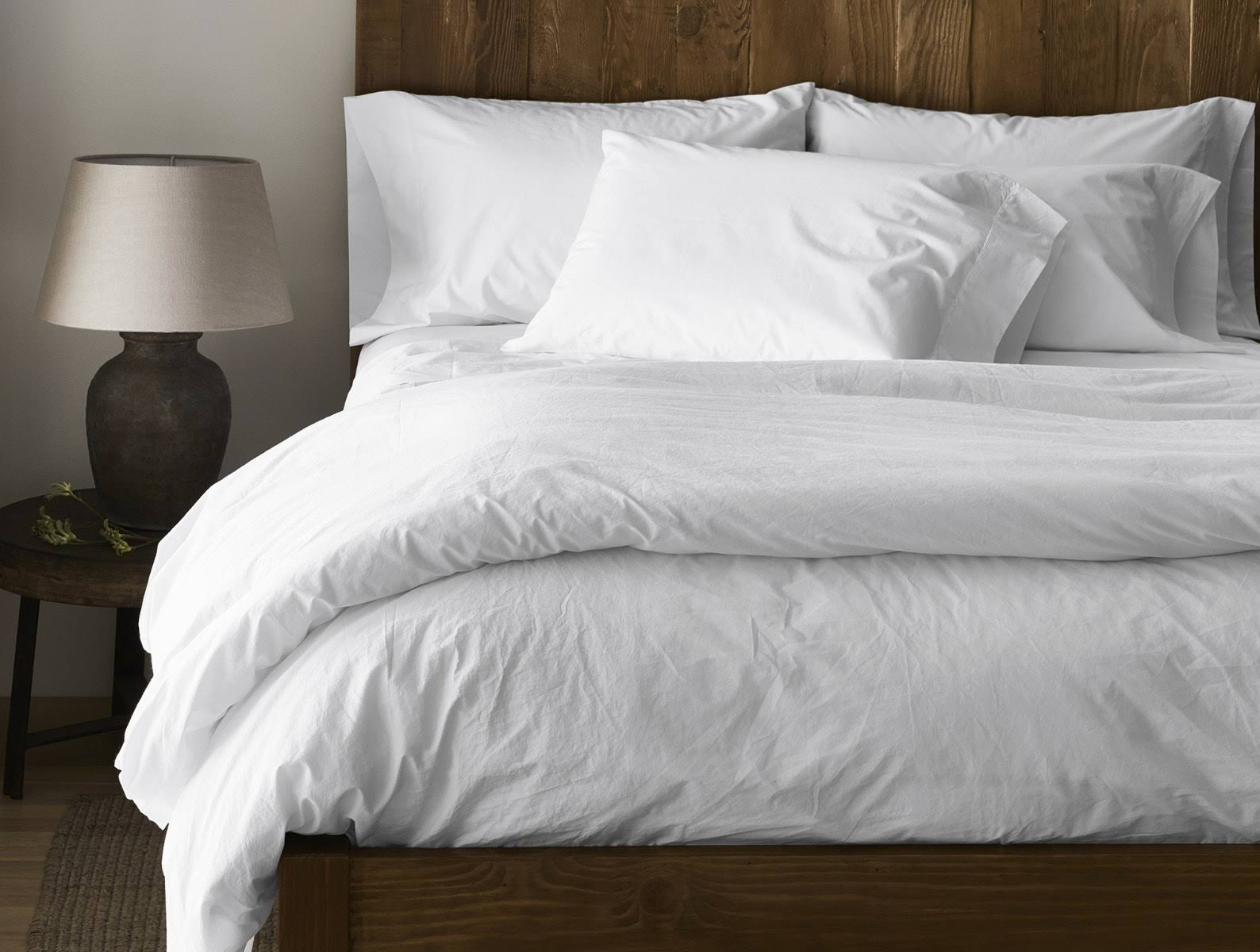 300 Thread Count Organic Percale Fitted Sheet, Twin P145