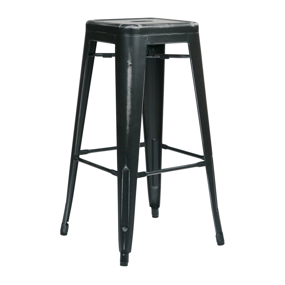 Antique Pink Metal Barstool 2-Pack M691520