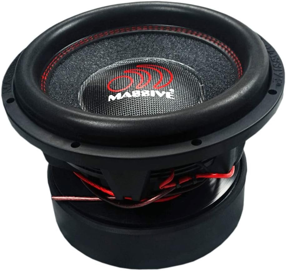 6 Inch Car Audio Subwoofer, 300 Watt RMS, Dual 4 Ohm, 2 Inch Voice Coil A3895