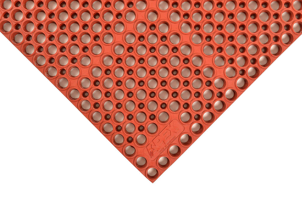 Red Interlock Drainage Mat O2378