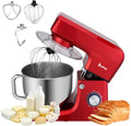 Red 7.5QT Electric Stand Mixer with Stainless Steel Mixing Bowl R844848