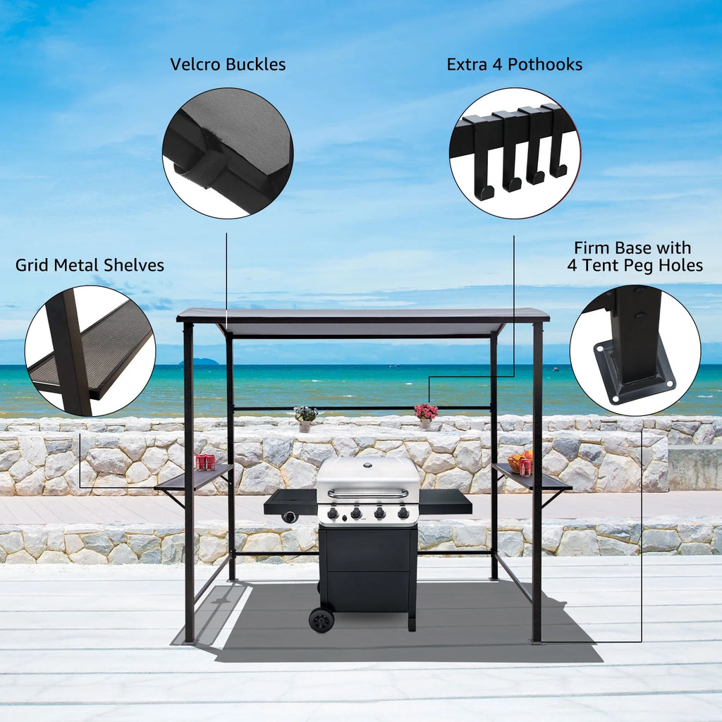 Gray Grill Gazebo Canopy K928107