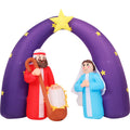 7 Ft. Christmas Nativity Scene Inflatable with LED Lights D7915