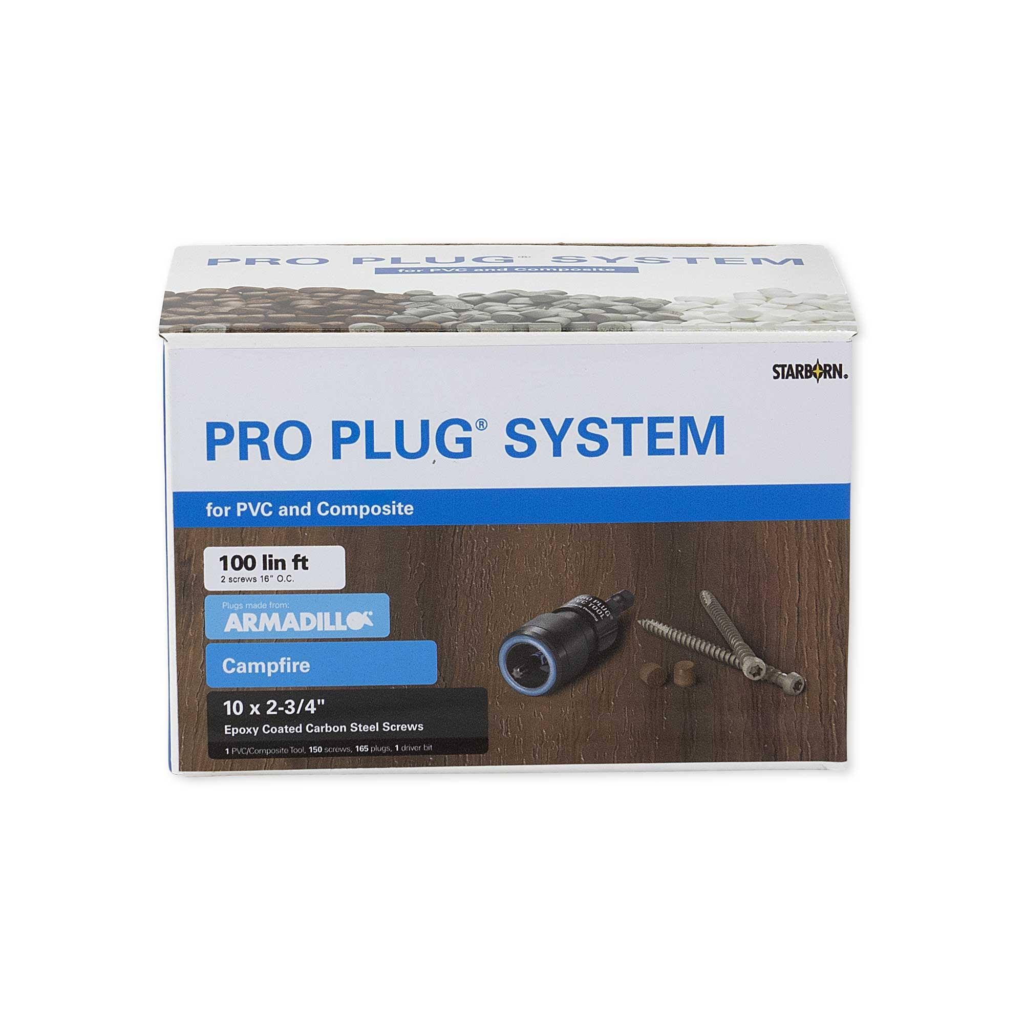 Epoxy Coated Carbon Steel Pro Plug System for Armadillo Decking U178