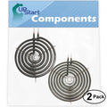 2-Pack 8 inch 6 Turns & 6 inch 5 Turns Surface Burner Elements L7657
