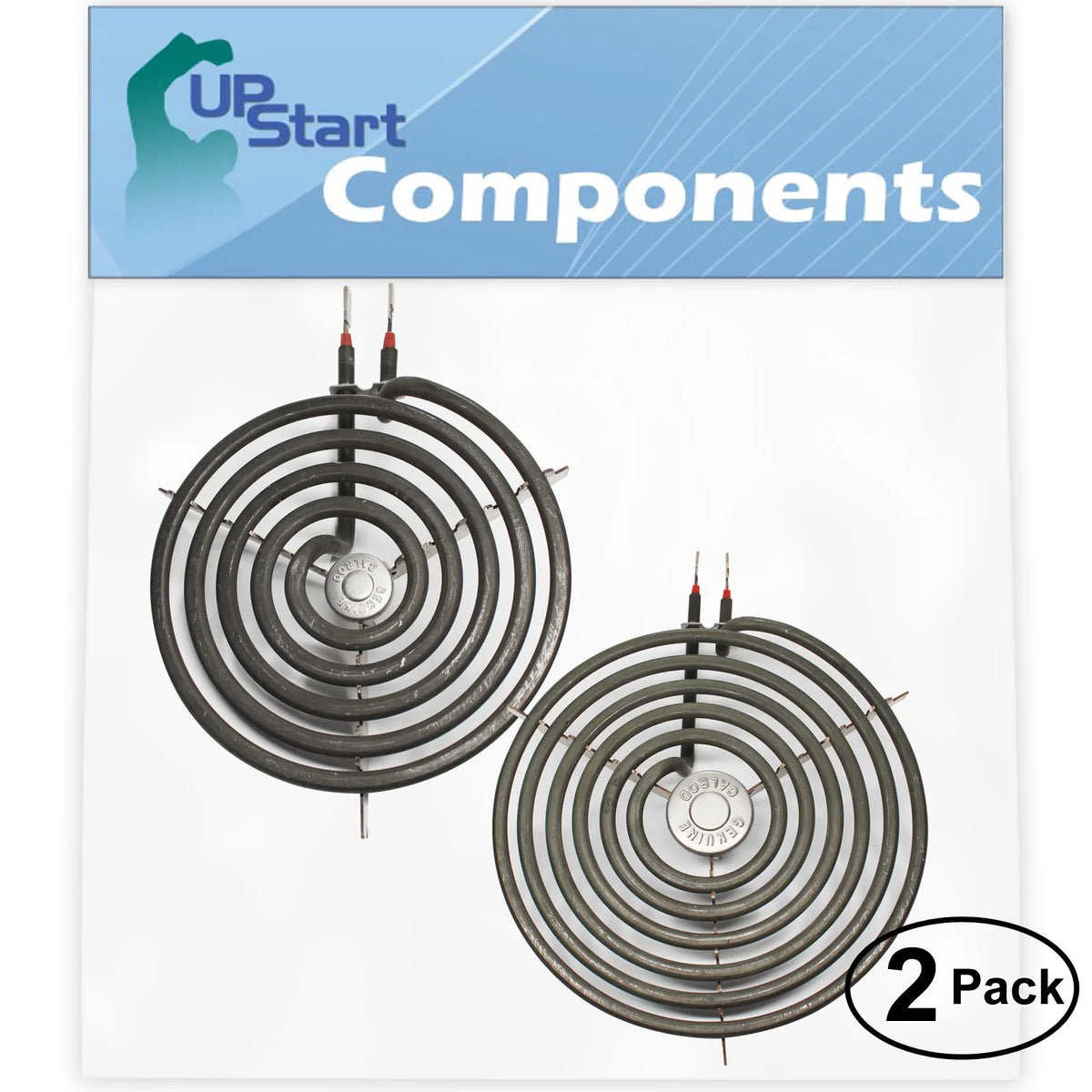 2-Pack 8 inch 6 Turns & 6 inch 5 Turns Surface Burner Elements L7657