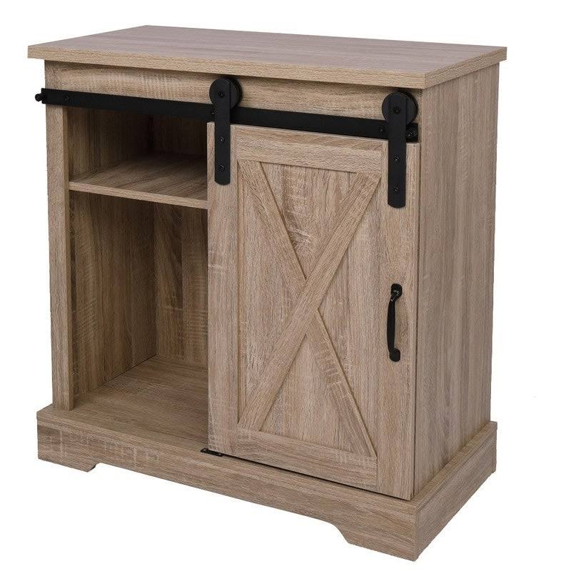 White Oak Wood TV Stand Cabinet J797