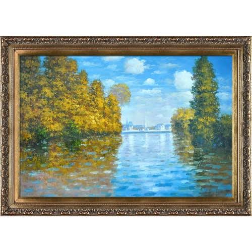 Hand Painted Framed Oil Reproduction on Canvas Q610711