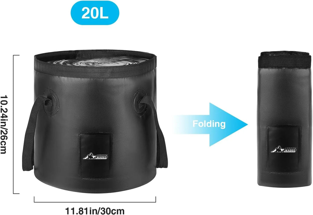 Portable Electric Shower with 20L Collapsible Bucket I31198