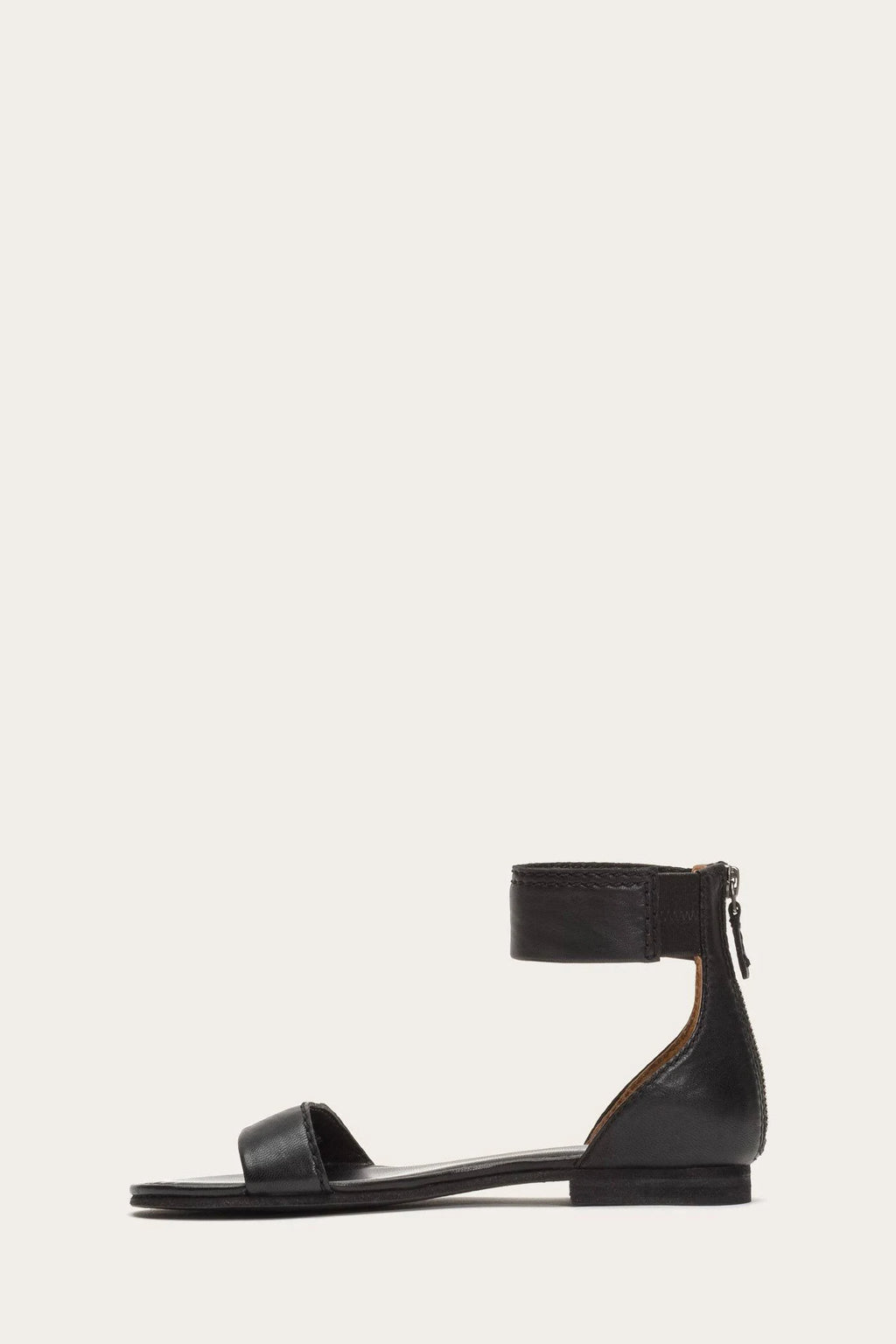 Black Ankle Zip Boots Z240355