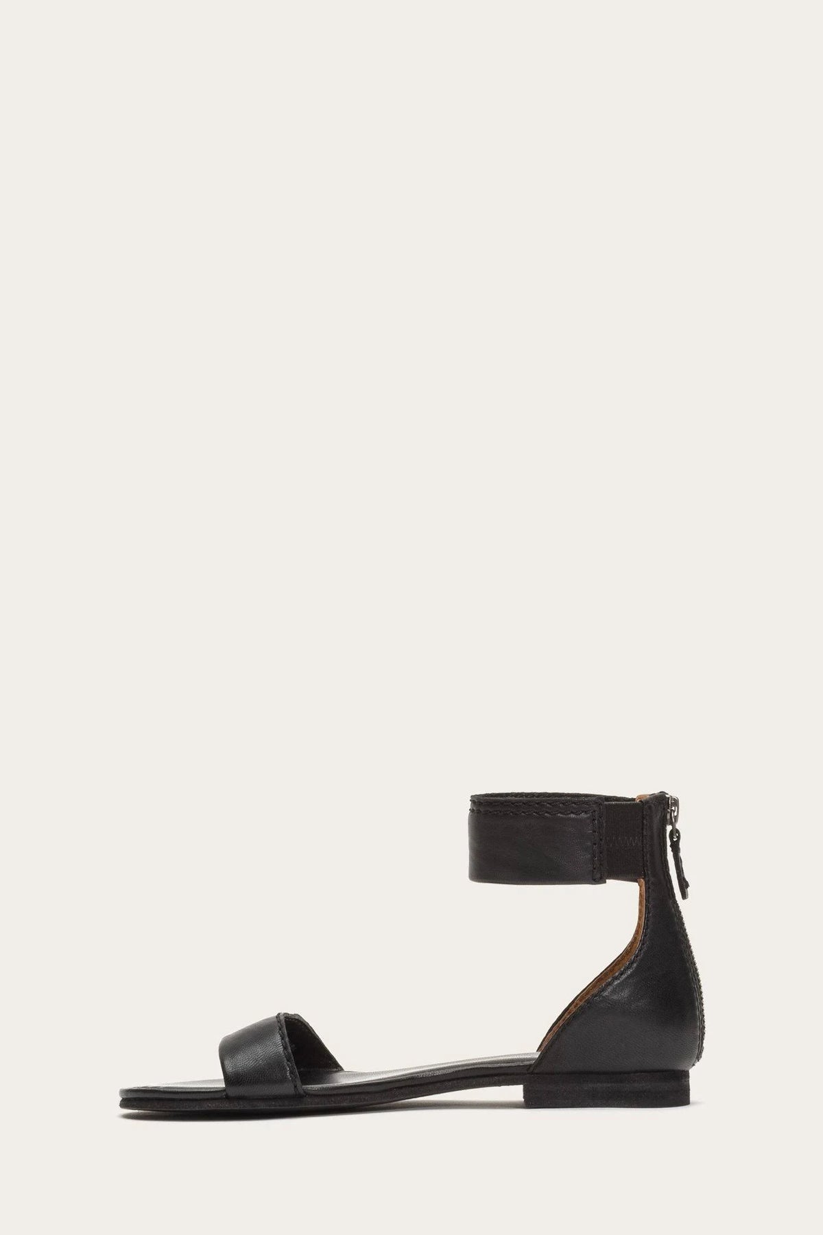 Black Ankle Zip Boots Z240355