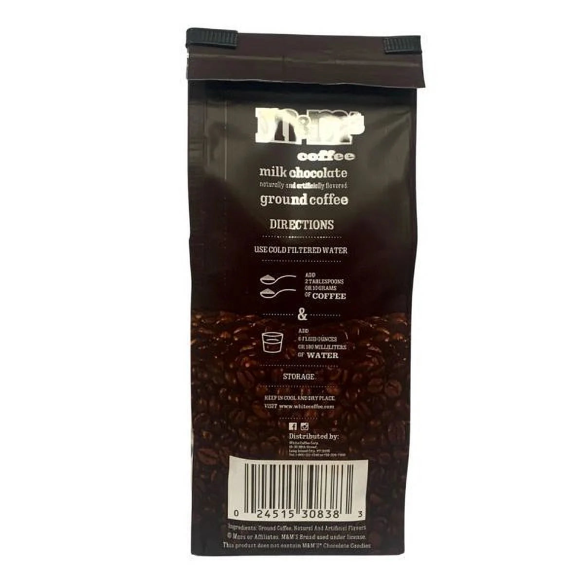 Milk Chocolate Flavored Ground Coffee, 10 oz bag, 6-pack X370712
