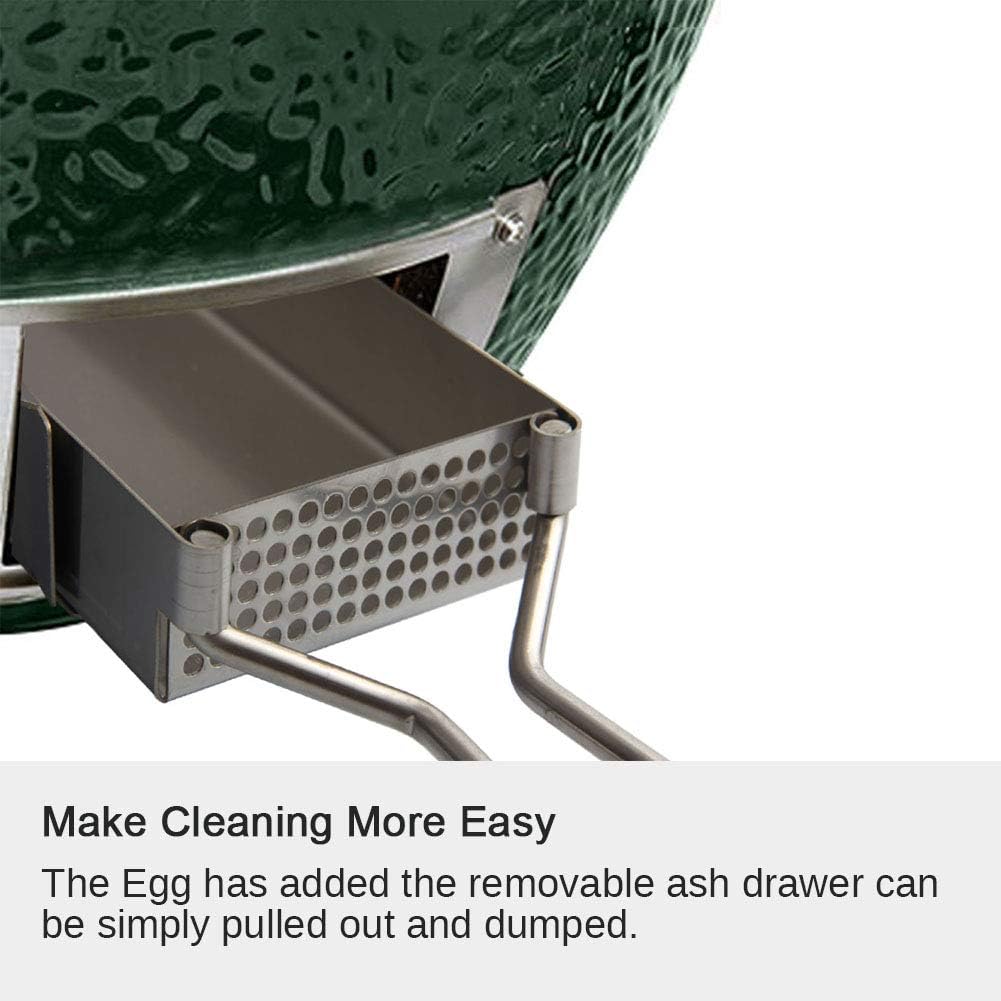Large Green Egg Ash Drawer Removable Ash Catcher D8474
