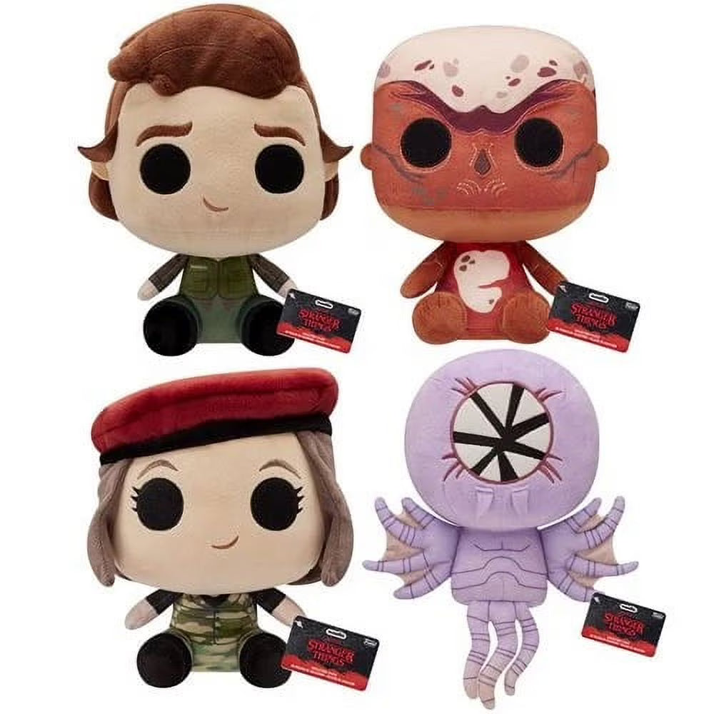 Stranger Things Season 4 Plushies Set of 4 7 inch B984
