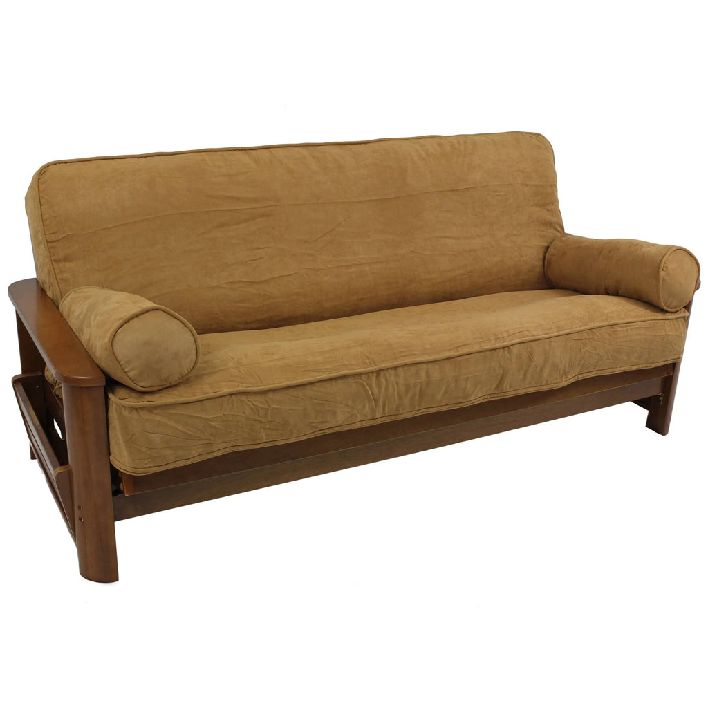 Emerald Microsuede 3-Piece Futon Cover Set V82983
