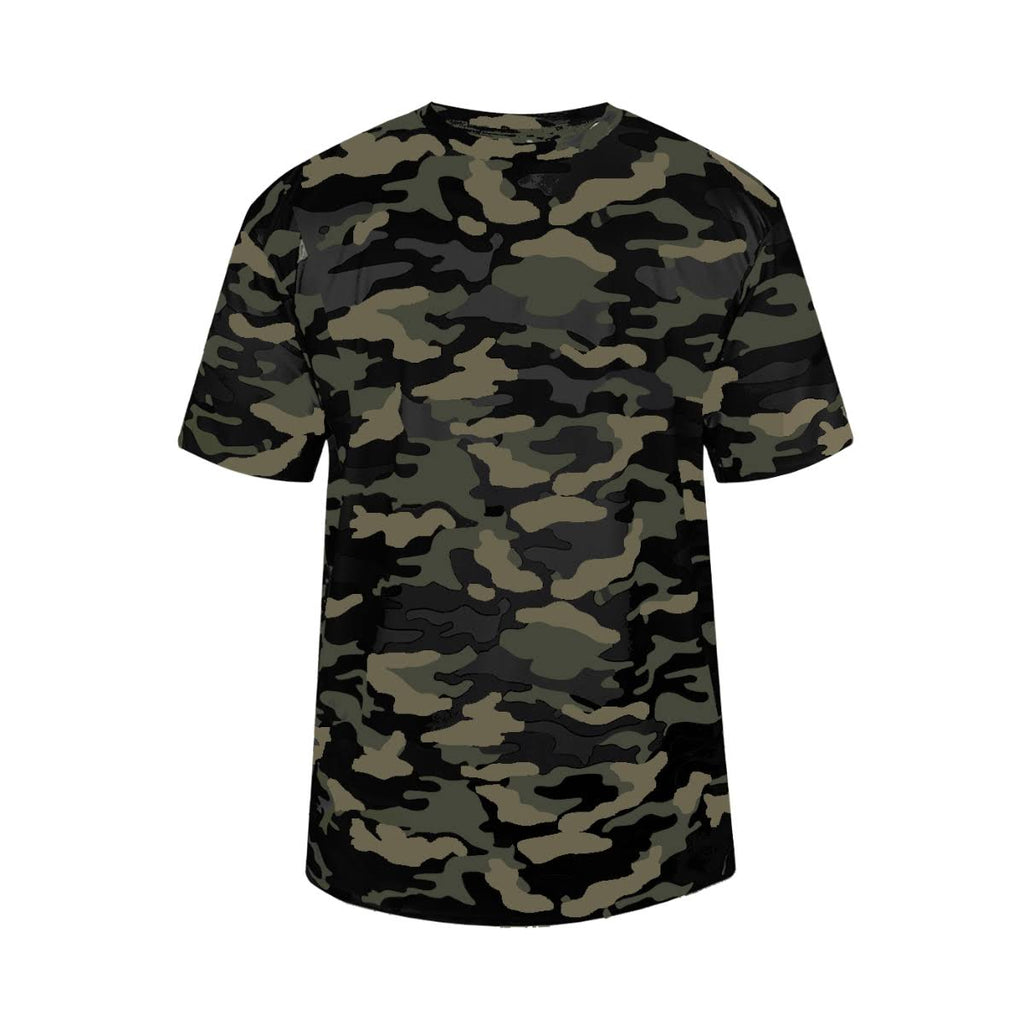 Black/Camo Camo Tee T128